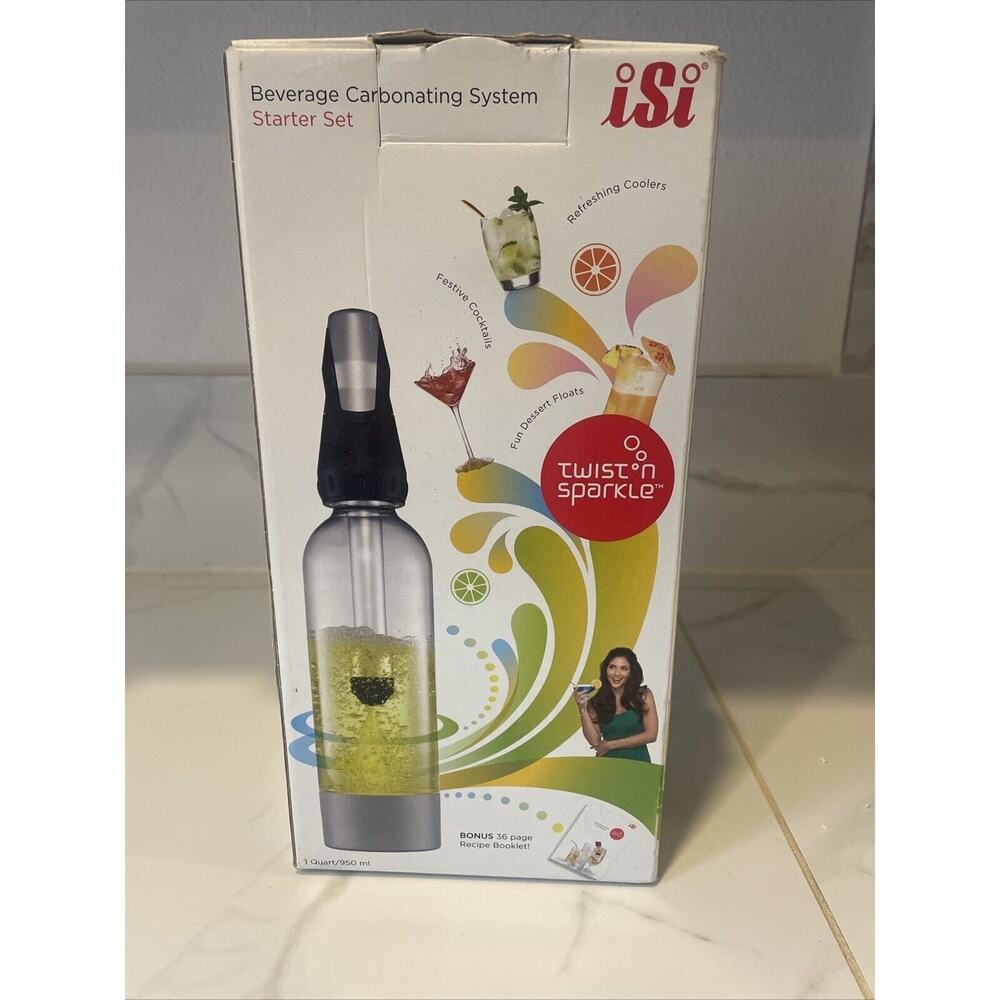 Beverage Carbonator Sparkling Water Soda Maker Starter New & Unopened